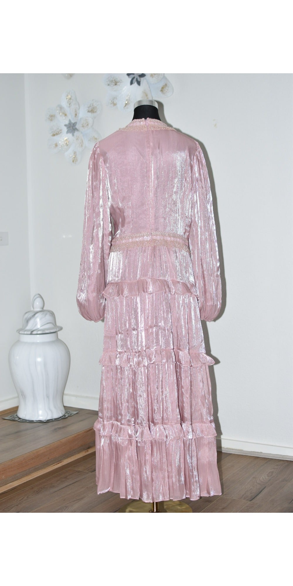 Beaded Dress - Pink