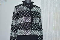 Dress with Beaded Coat - Black