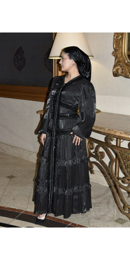 Beaded Dress - Black