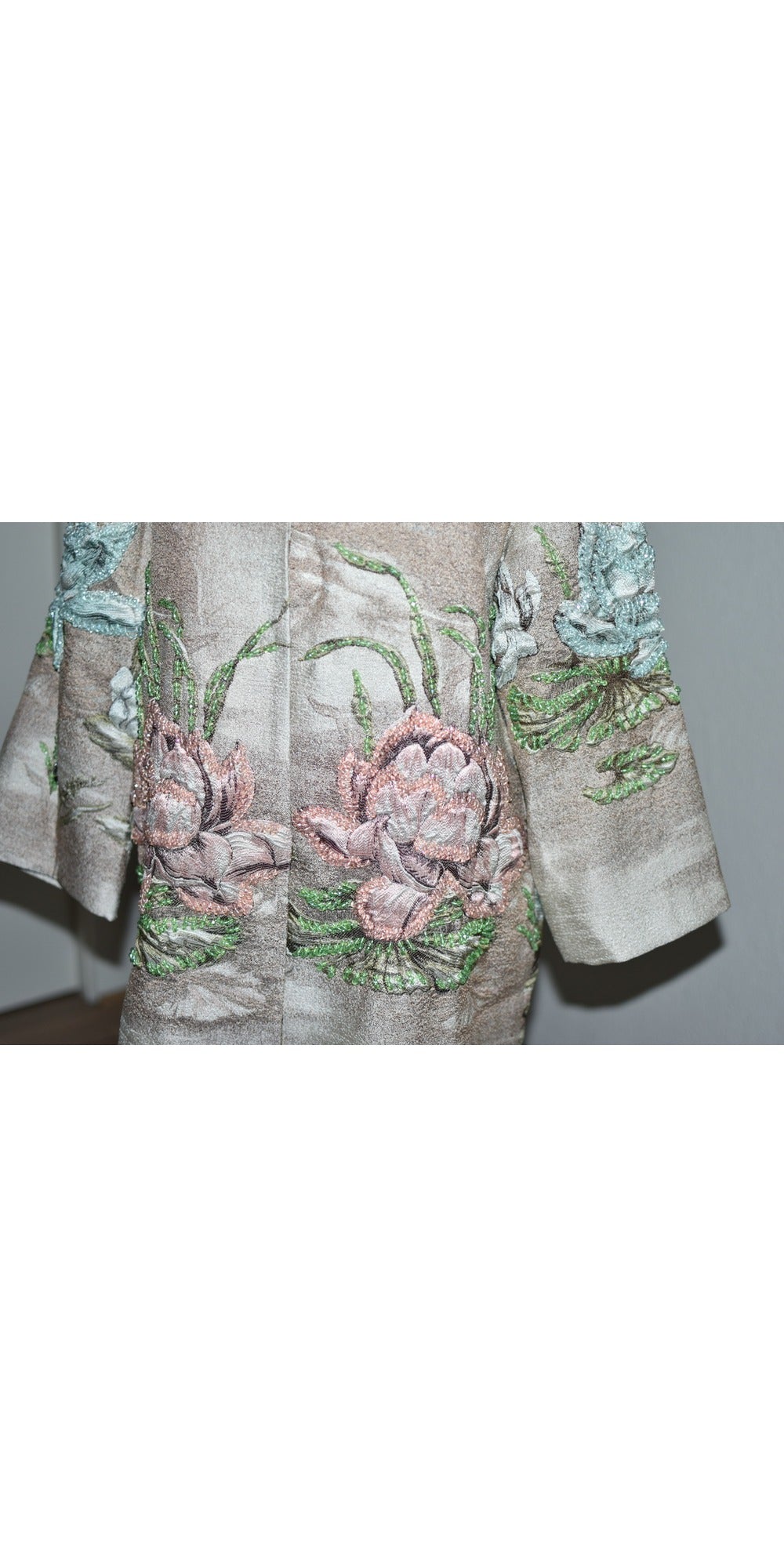 Flower Coat with Beads