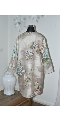 Flower Coat with Beads