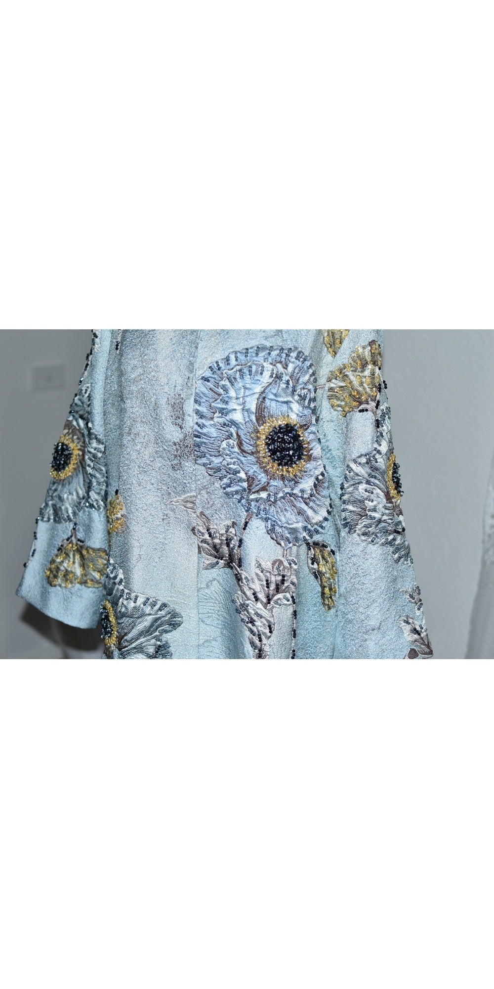 Flower Coat with Beads