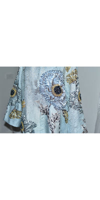 Flower Coat with Beads