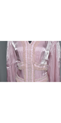 Beaded Dress - Pink