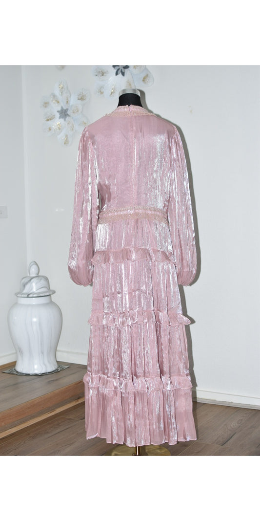 Beaded Dress - Pink