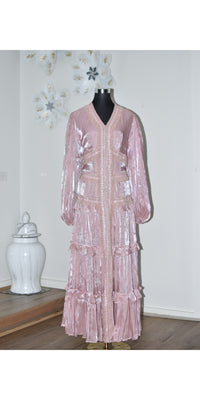 Beaded Dress - Pink