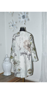 Flower Coat with Beads